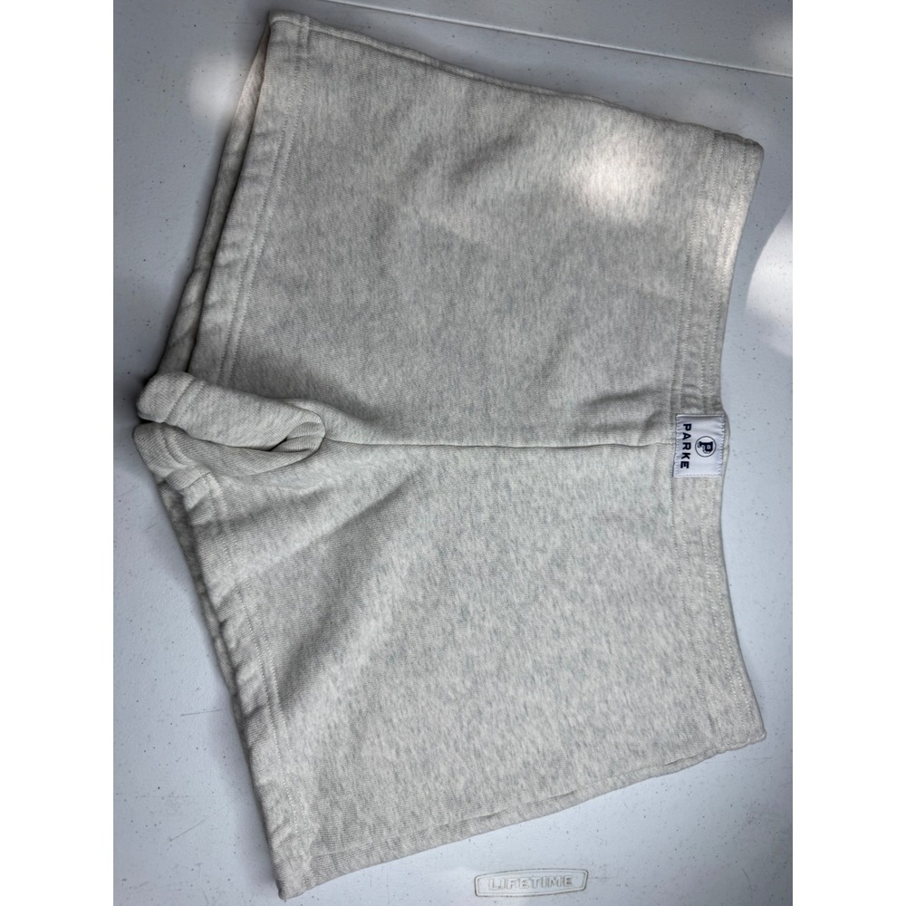 Parke Heather Gray Cotton French Terry Active Lounge Shorts Mens Size Large